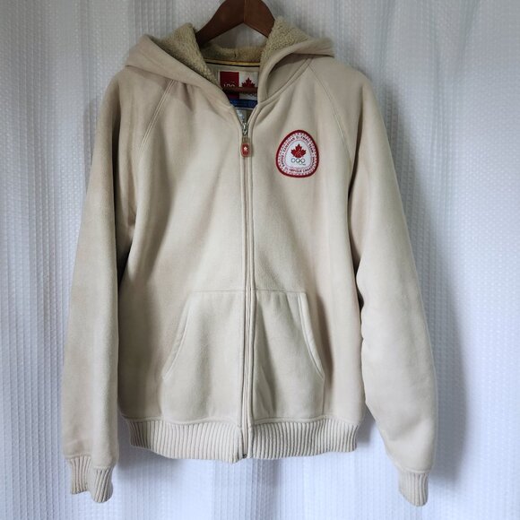 Olympic 06 Jacket Faux Suede Sherpa Lined Jacket HBC Canadian Olympic Team - Picture 1 of 15